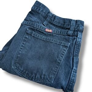 Rustler Mens Black Denim Straight Leg Jeans Size 36 x‎ 29 (34x29)